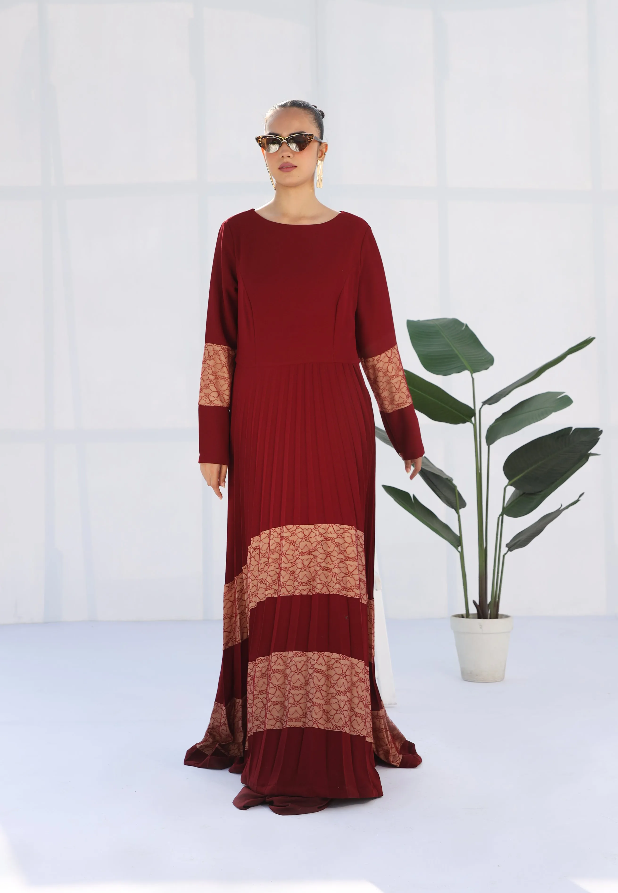 Alice Maxi Dress Maroon