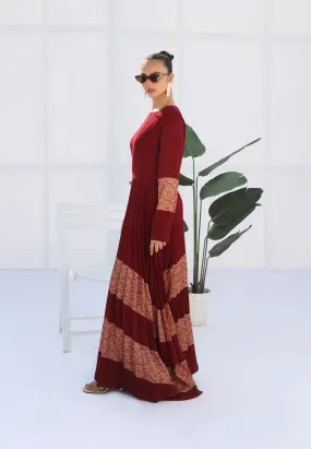 Alice Maxi Dress Maroon