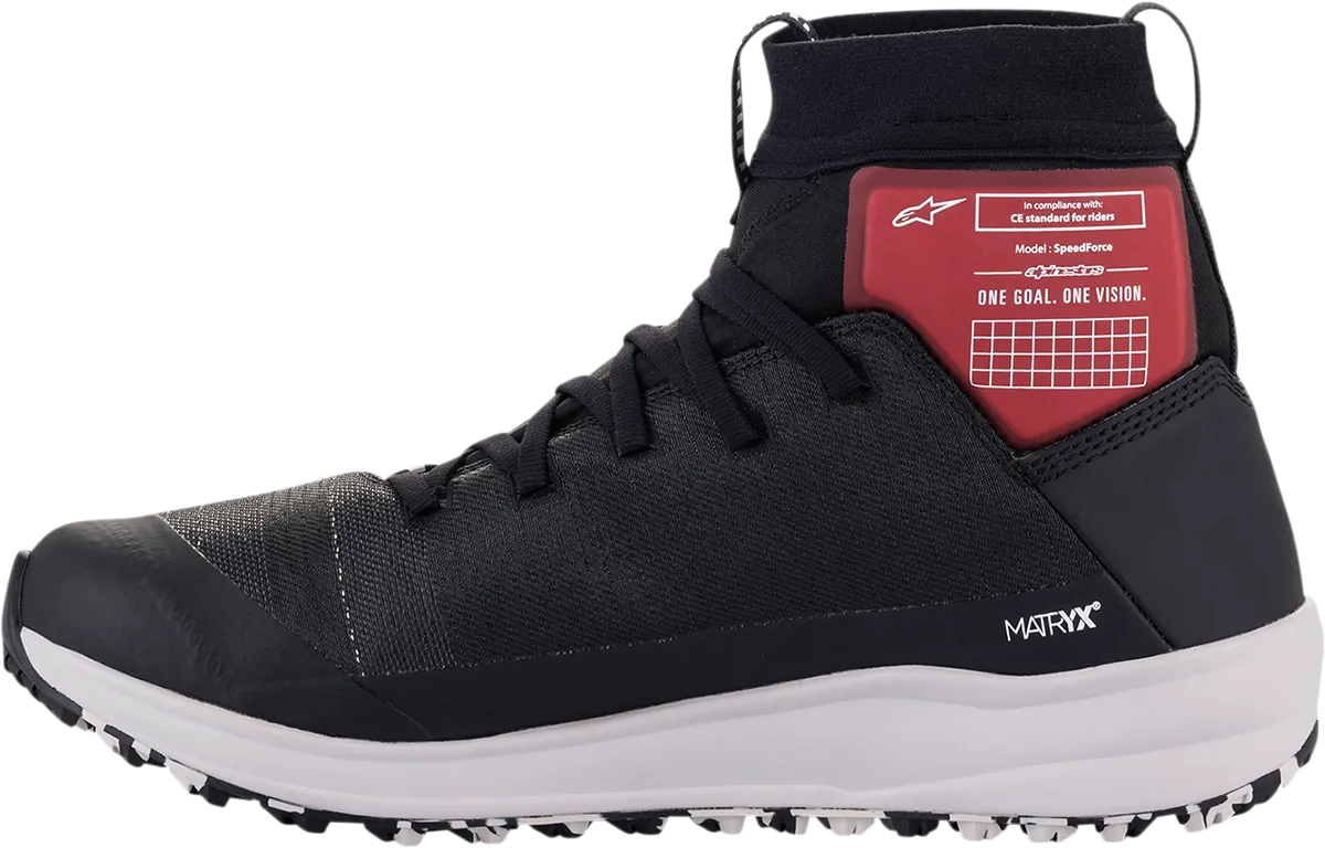 ALPINESTARS Speedforce Shoes - Black/White/Red - US 11 2654321-123-11