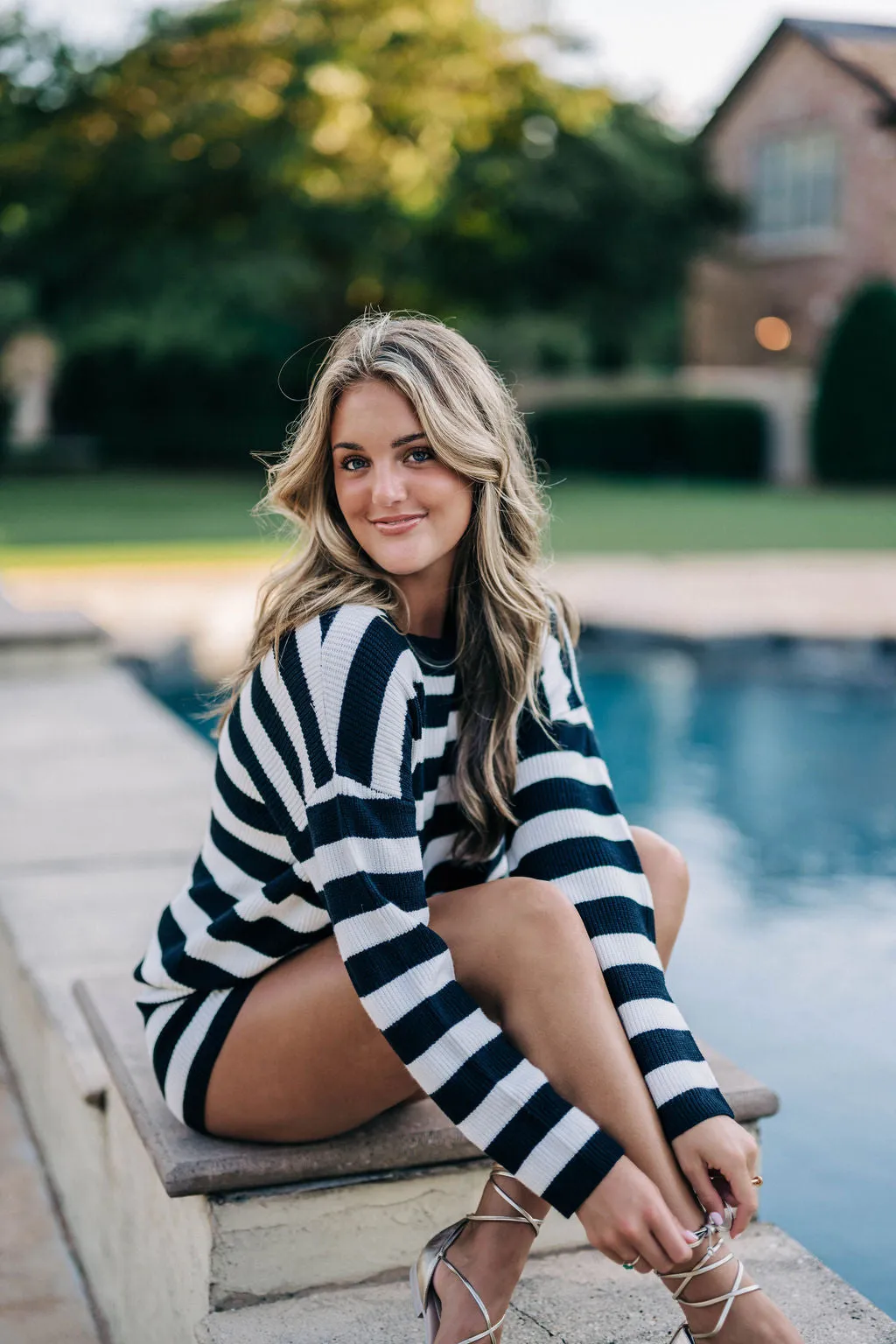 Autumn Stripe Set - Black/White