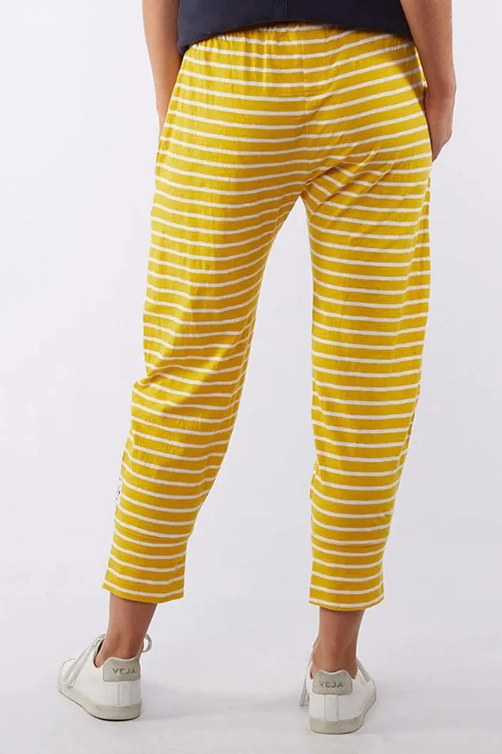 Brunch Pant in Mustard Stripe