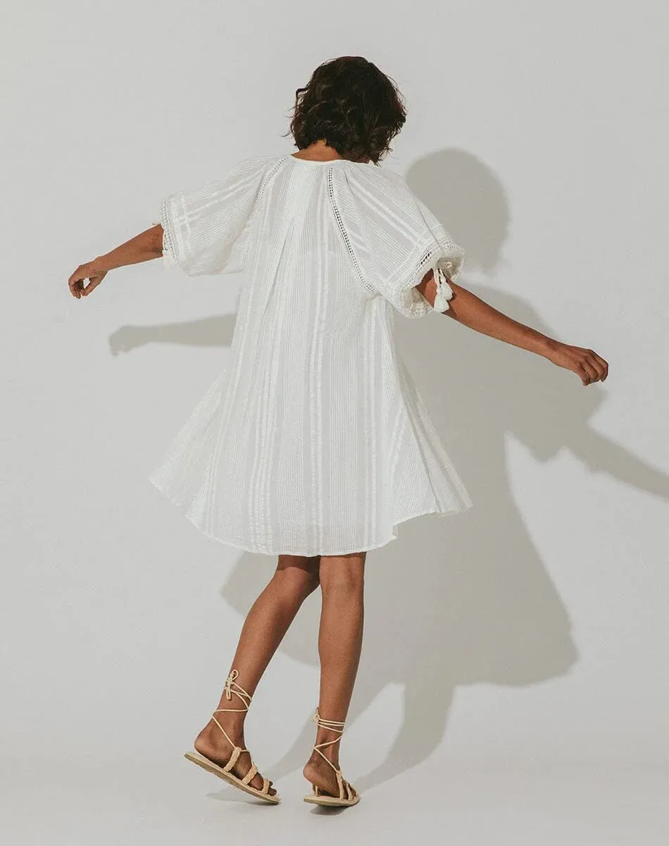 Cleobella Alba Mini Dress in Ivory
