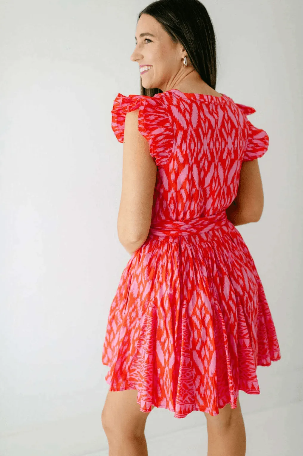 Cleobella Lela Mini Dress Jaipur Ikat