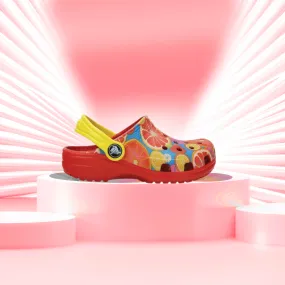 Crocs Unisex-Child Kids' Classic Graphic Clog | Slip on Shoes for Toddlers | Water Shoes Clogs