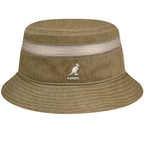 Distressed Cotton Mesh Bucket