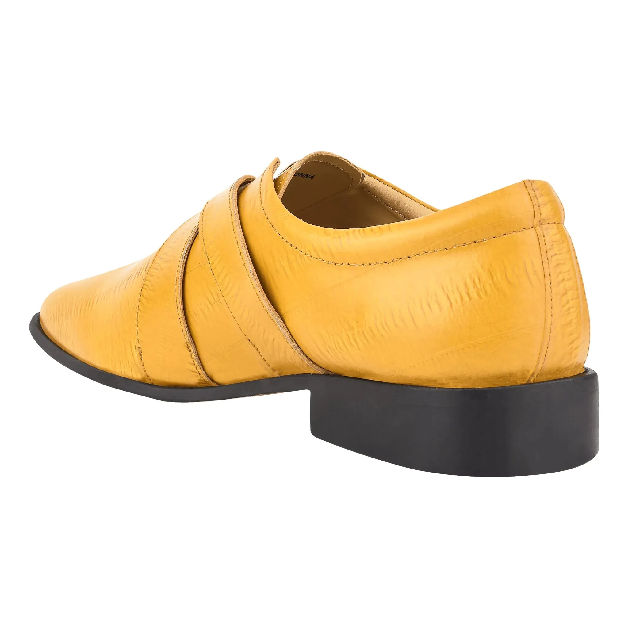 DONNA Men's Leather Monk Strap Shoes