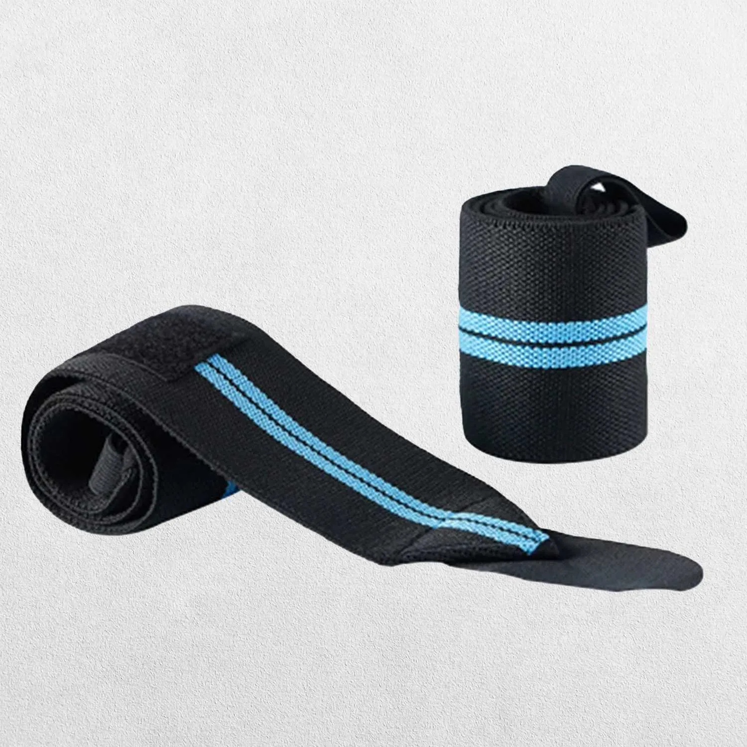 Elastic Wrist Wraps with Durable Support for Weightlifting & Powerlifting Workouts