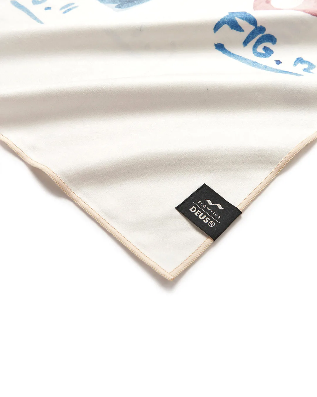 Fins Out Quick-Dry Towel - White