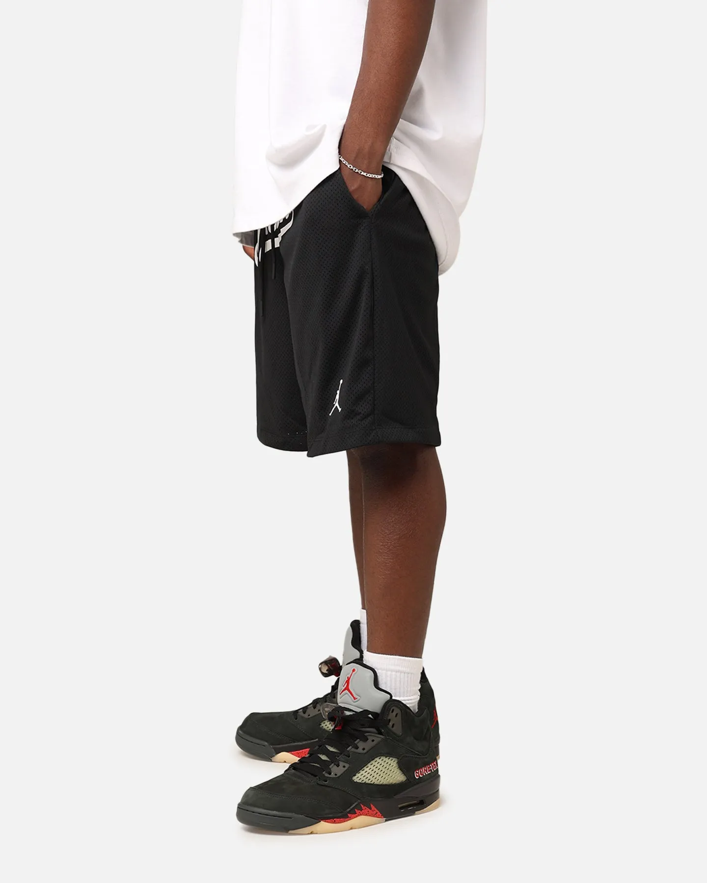 Jordan Flight MVP Statement Mesh Shorts Black/White