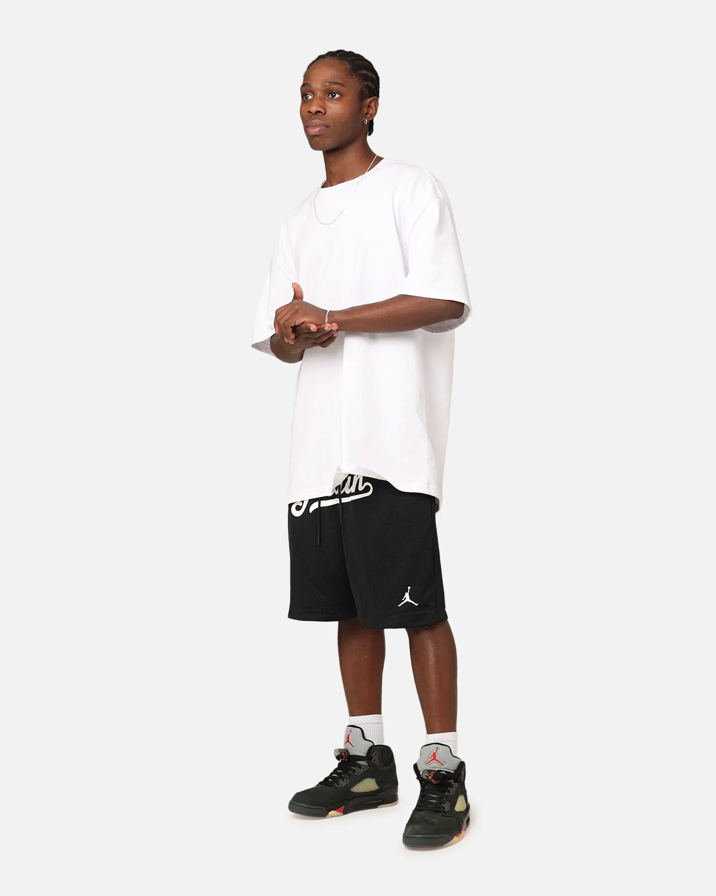 Jordan Flight MVP Statement Mesh Shorts Black/White