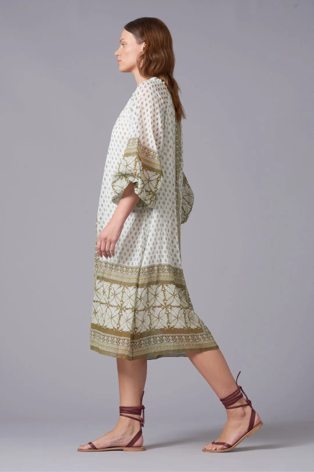 Laya Block Print Voile Mu Mu