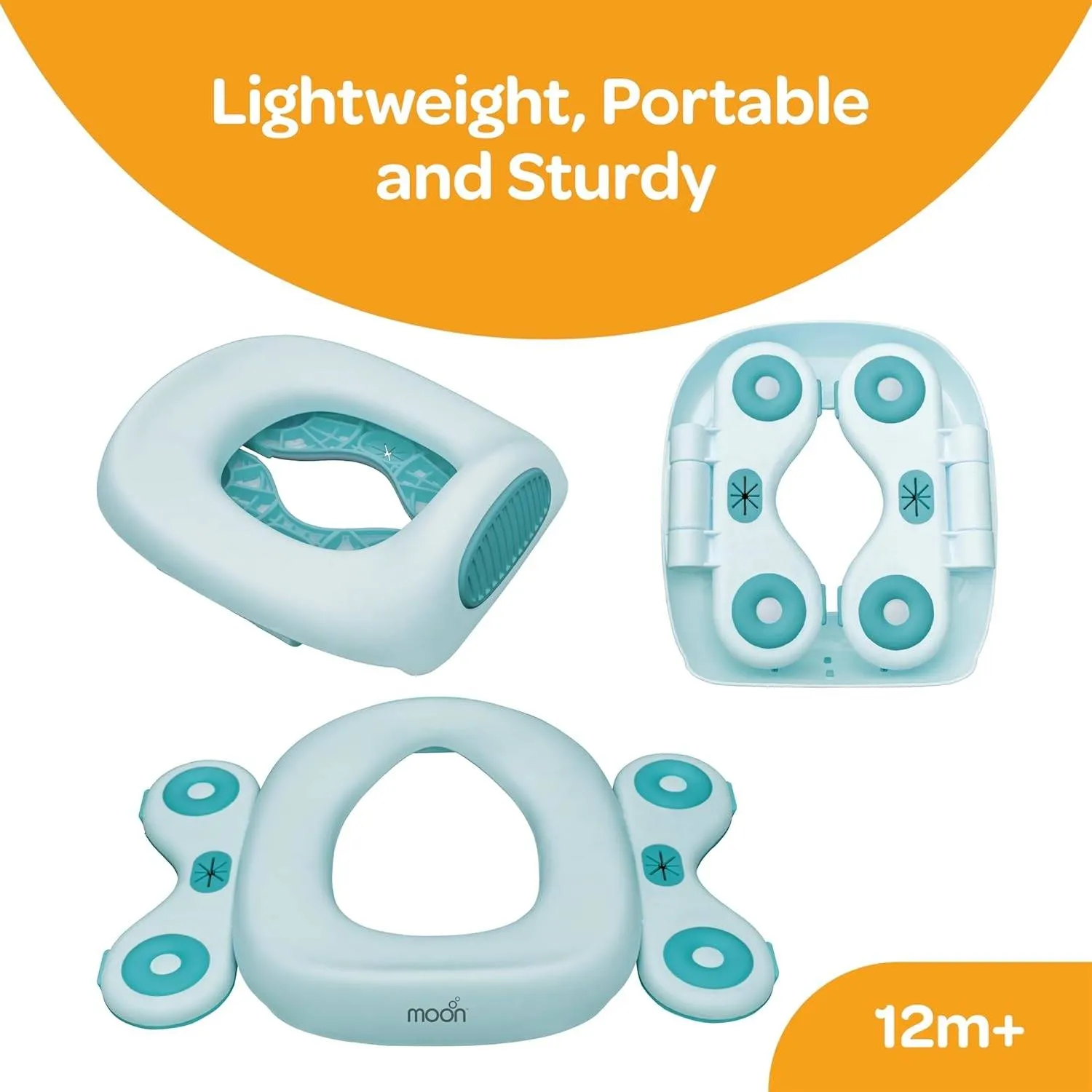 Moon Travel Baby Potty Seat Potty Training Teal