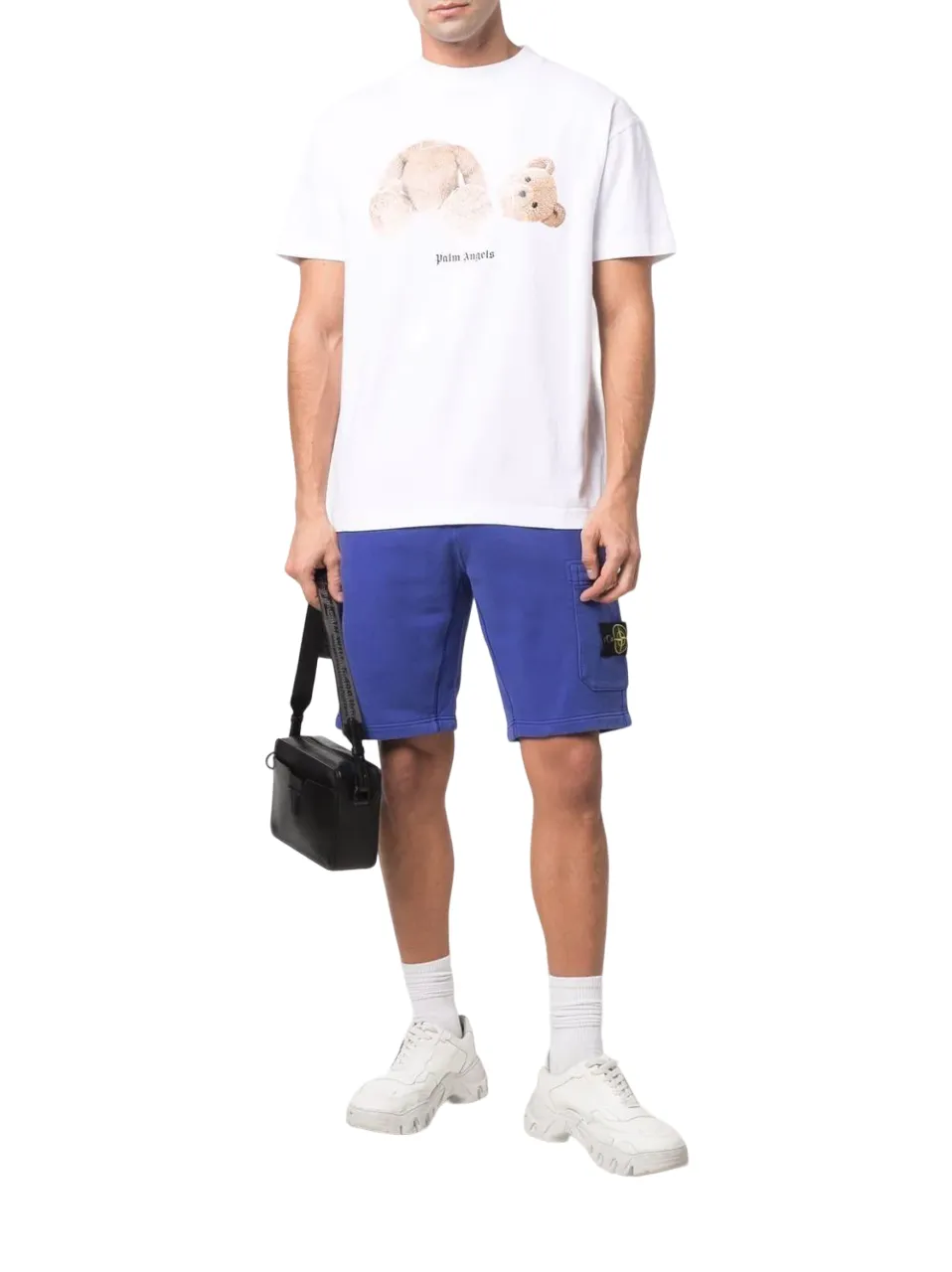 Palm Angels Kill The Bear T-Shirt White Brown