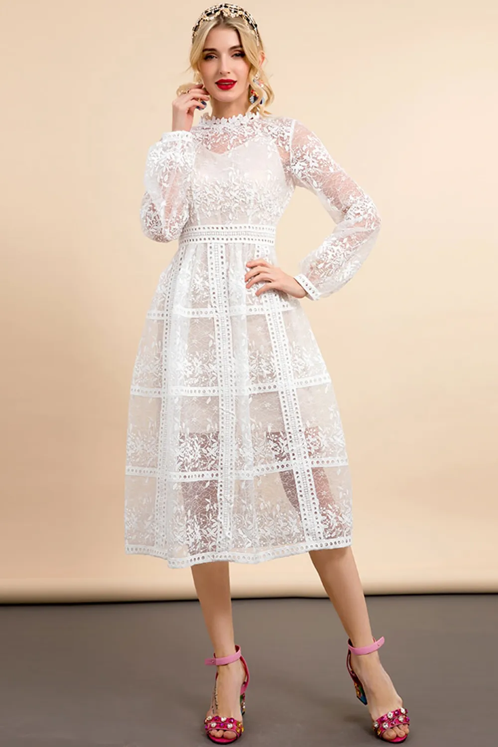 Self Portrait Dress White