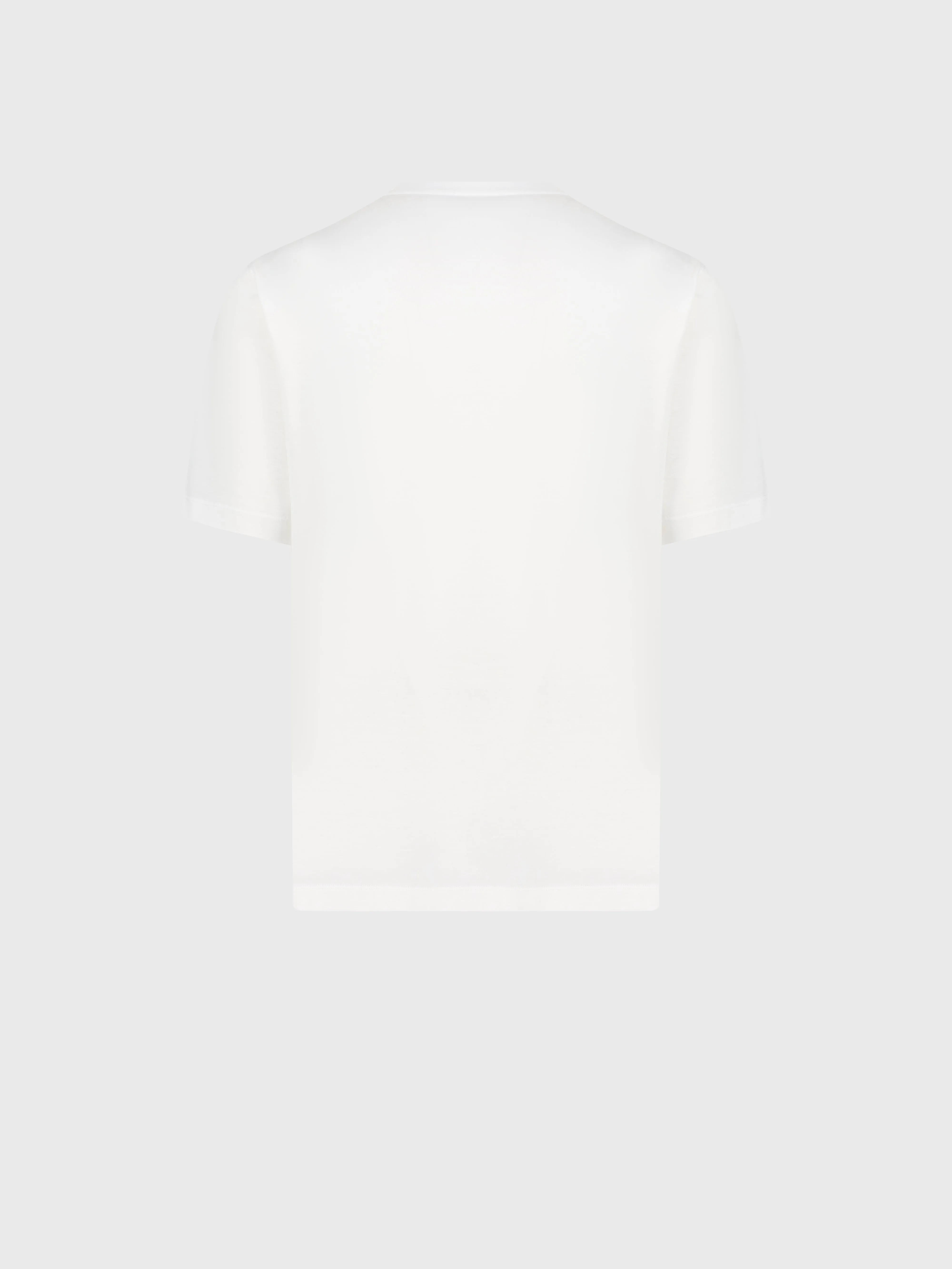 T-Shirt with Head of Lion White