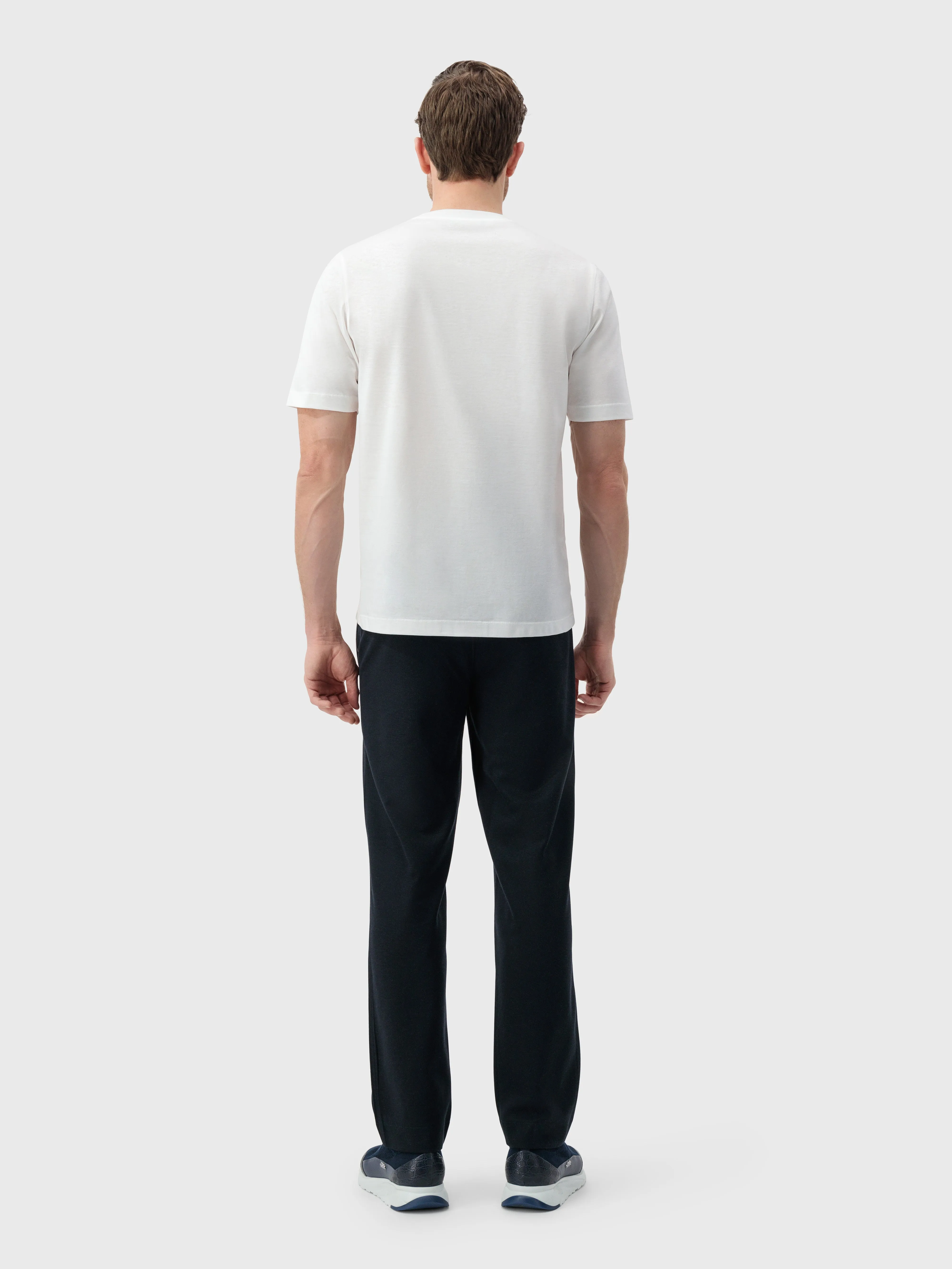 T-Shirt with Head of Lion White