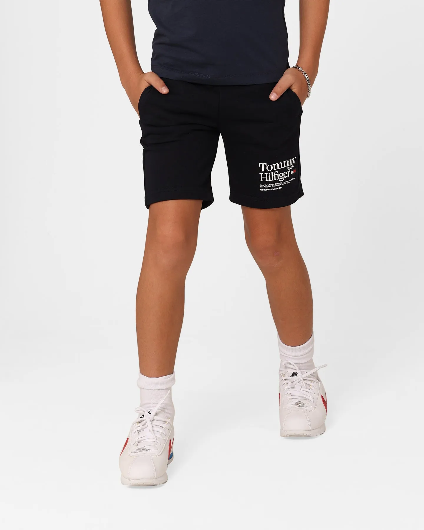 Tommy Hilfiger Kids' Timeless Tommy Sweat Shorts Desert Sky
