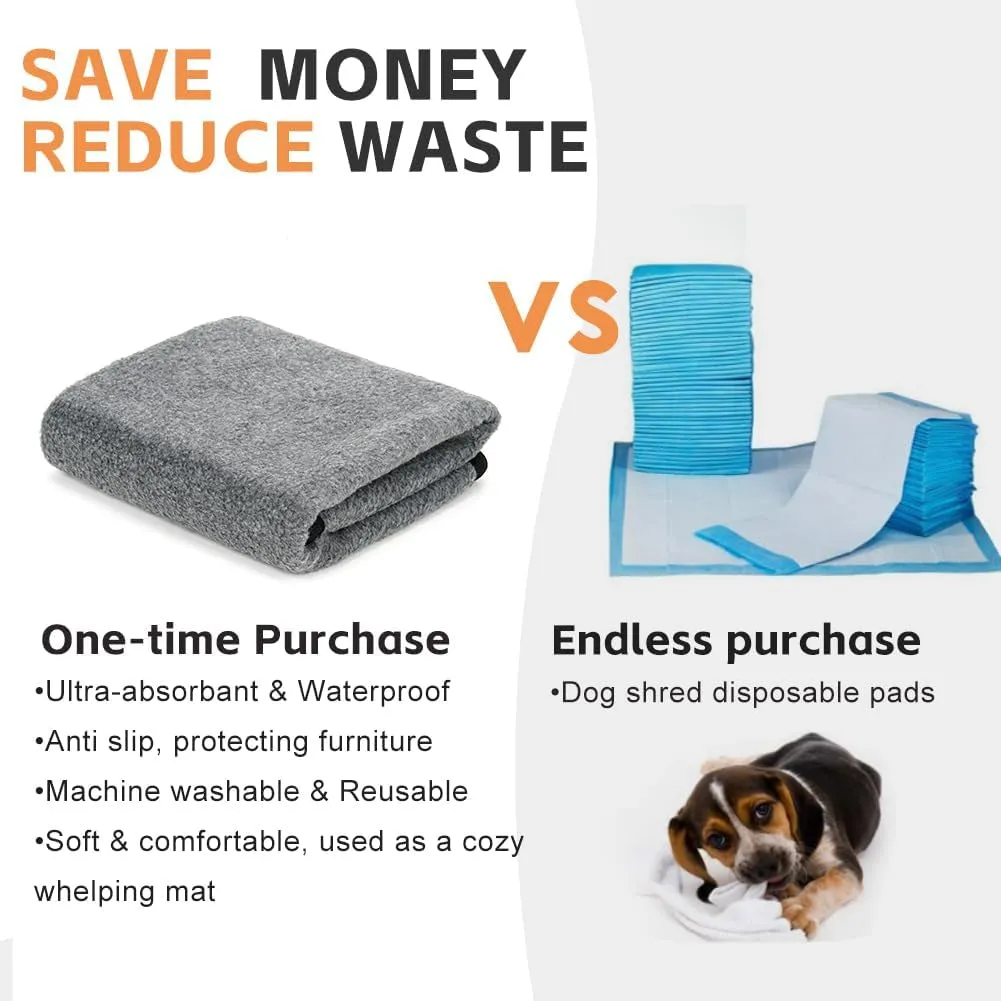Washable Pee Pads for Dogs (2-Pack) - Meet Pawsitive Pads! 🐾💧